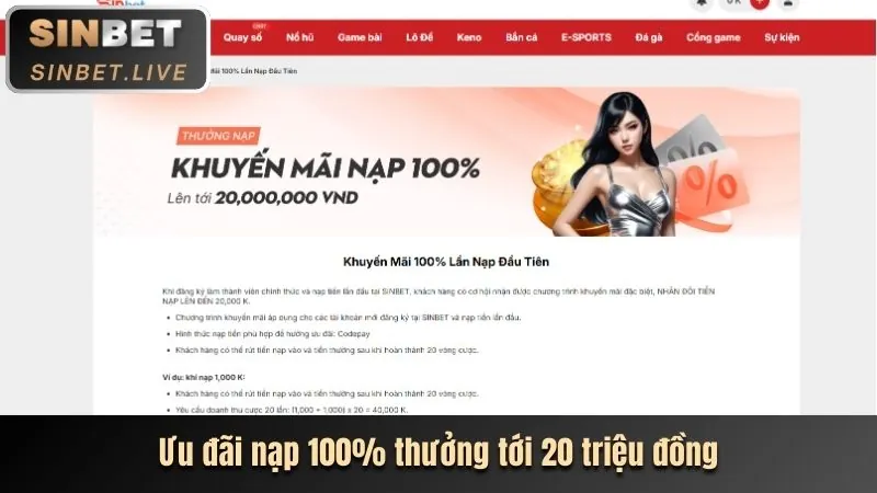 Hoàn trả thể thao 18bet